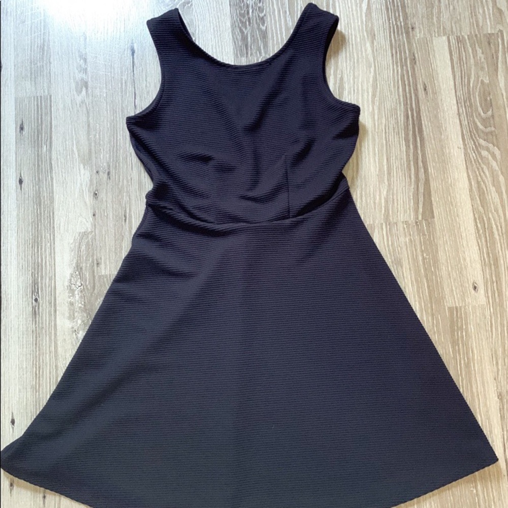 George A-Line  Black Dress